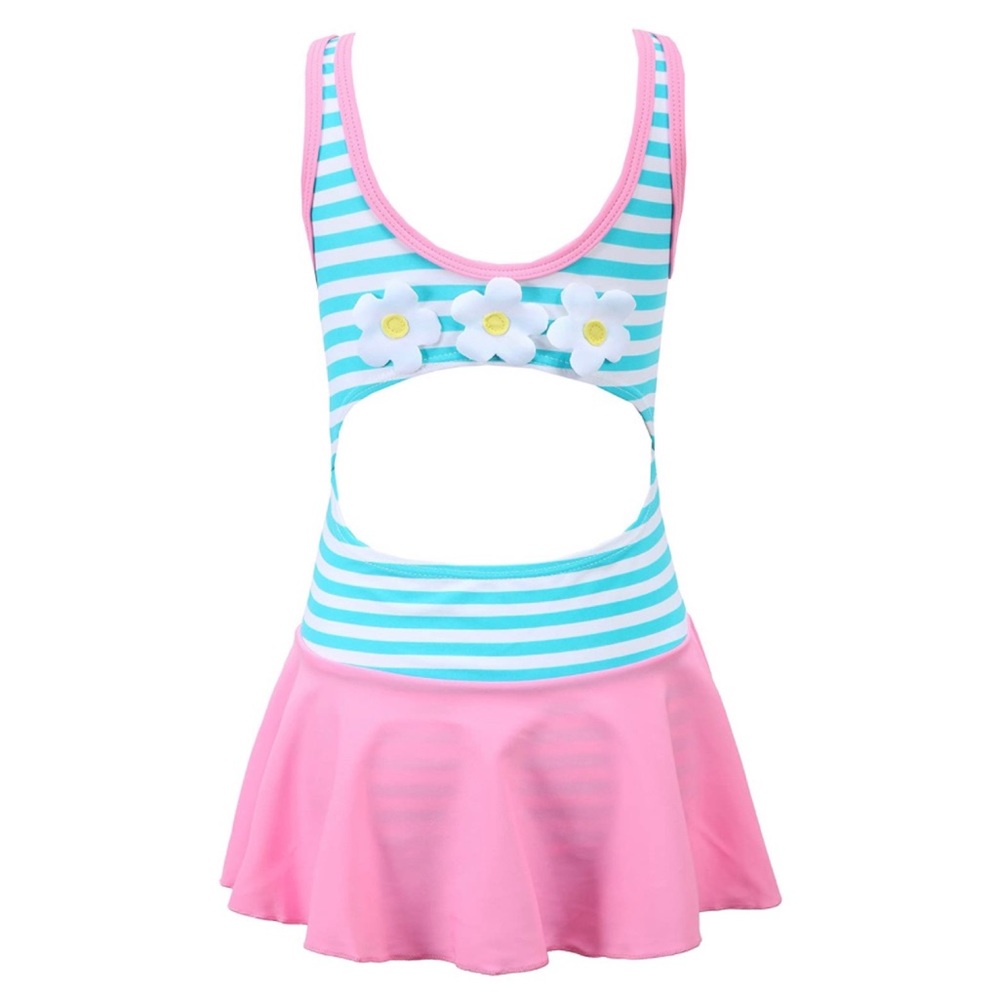 π HOST PICK | NWT β¨ Chrysea | Flower Applique Striped Swimsuit π - Picture 2 of 3